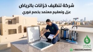 تنظيف خزانات المياه
