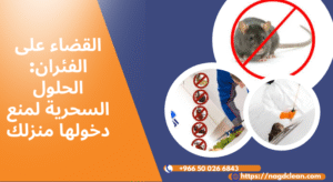 كيفيه القضاء على الفئران بالمنزل