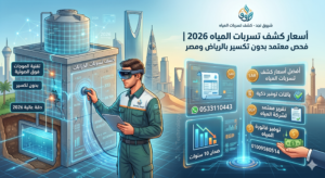 شركتنا المتخصصة في كشف تسربات المياه 