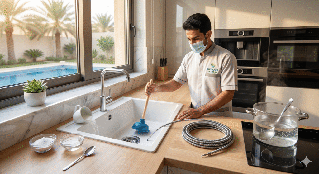 تسليك المواسير المسدودة