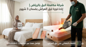 نتشار البق في غرف النوم والأثاث