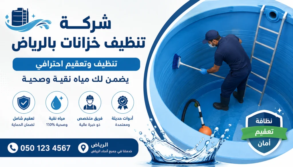شركة تنظيف خزانات