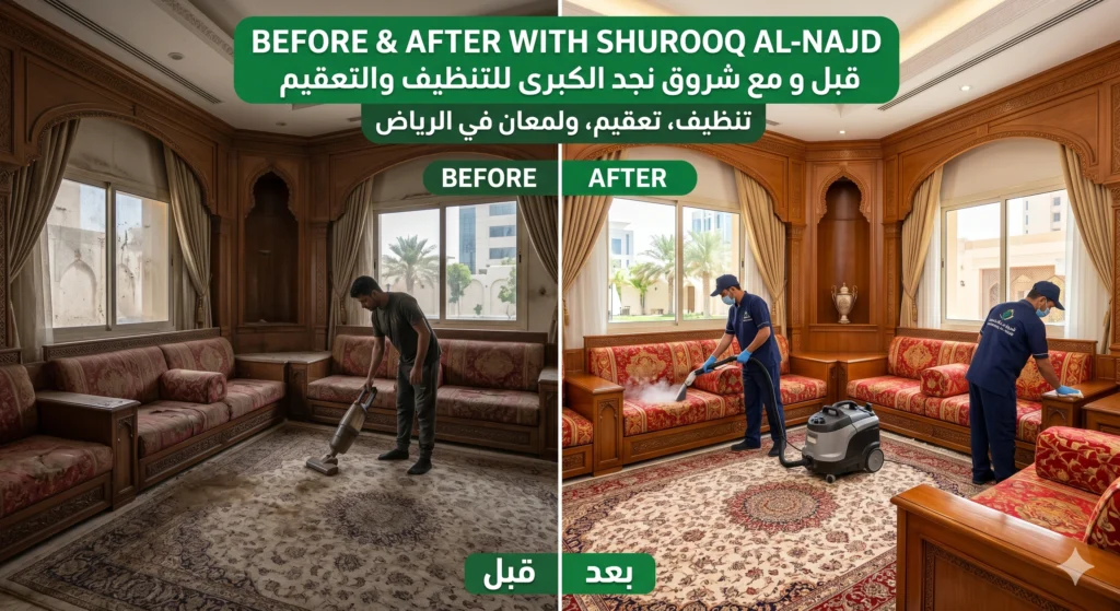 شركة تنظيف مجالس بالرياض