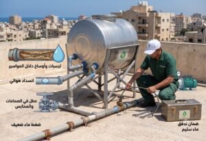 كيف أتخلص من الهواء في مواسير المياه؟