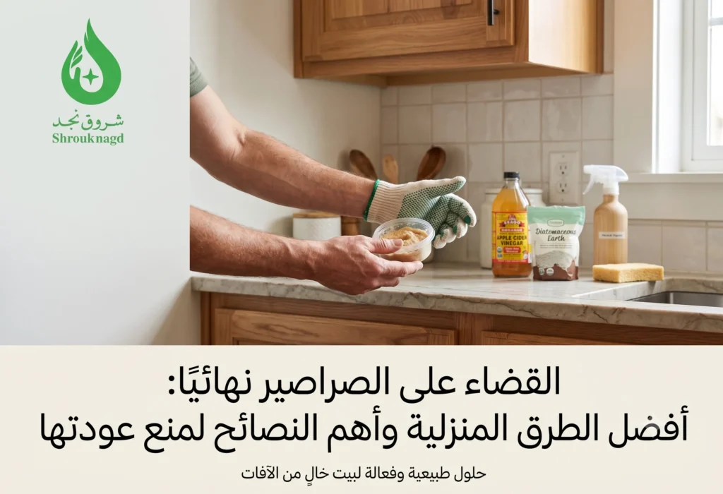 القضاء على الصراصير