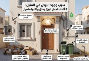 أضرار وجود البرص في البيت