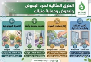 أسباب انتشار الناموس في المنزل