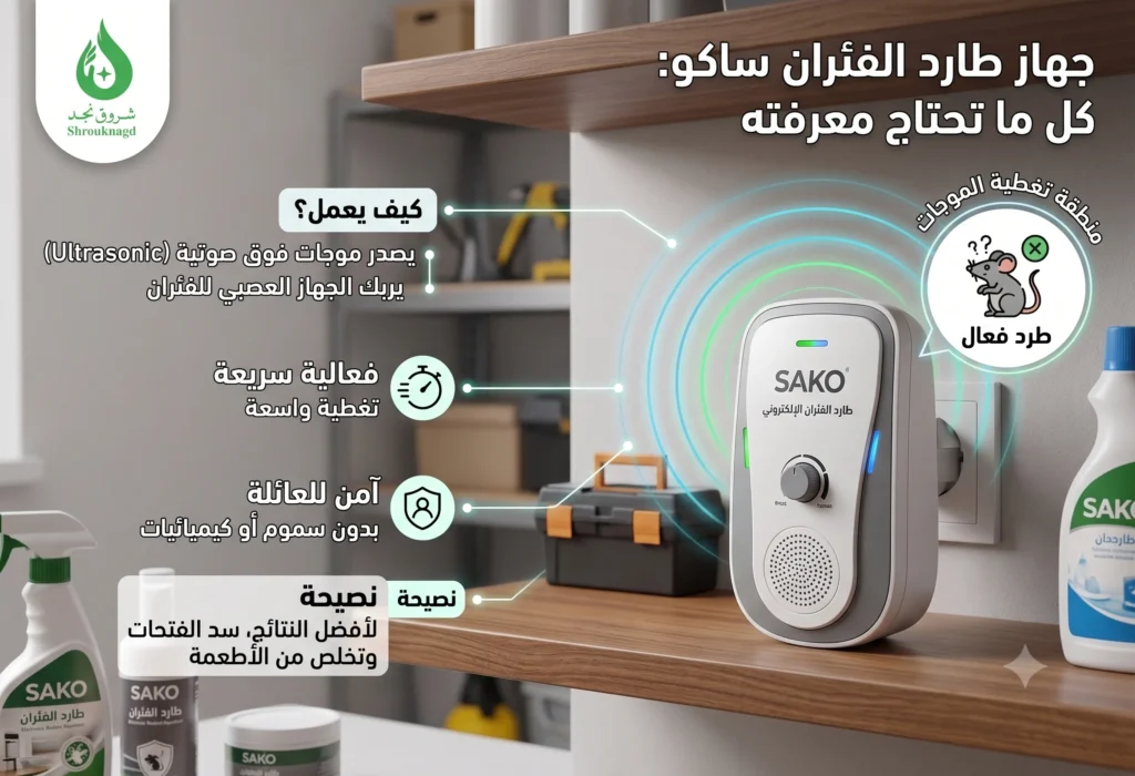 جهاز طارد الفئران ساكو