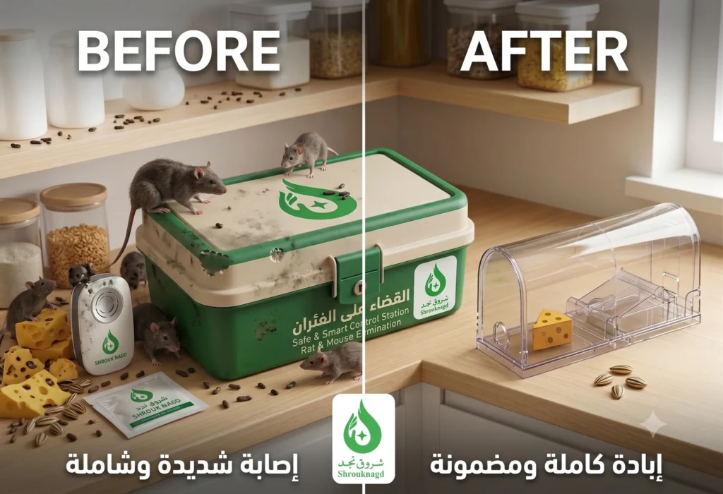 القضاء على الفئران بالرياض