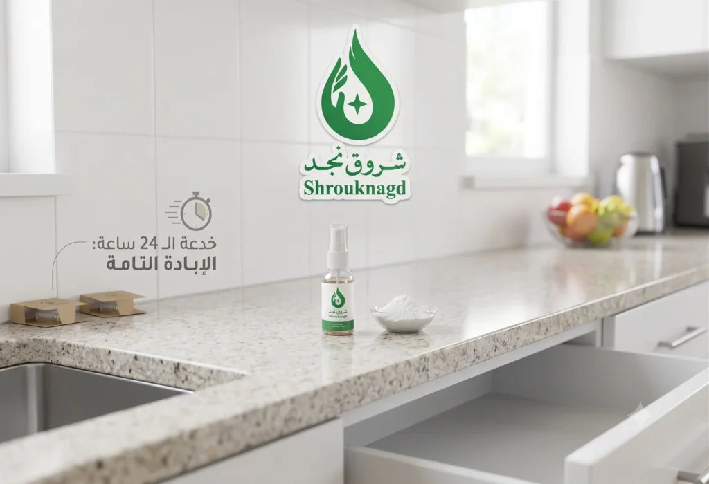 علاج الصراصير الصغيرة في المطبخ