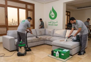خطوات غسيل كنب بالبخار بطريقة احترافية