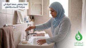 طرق علاج انخفاض ضغط المياه في المنزل
