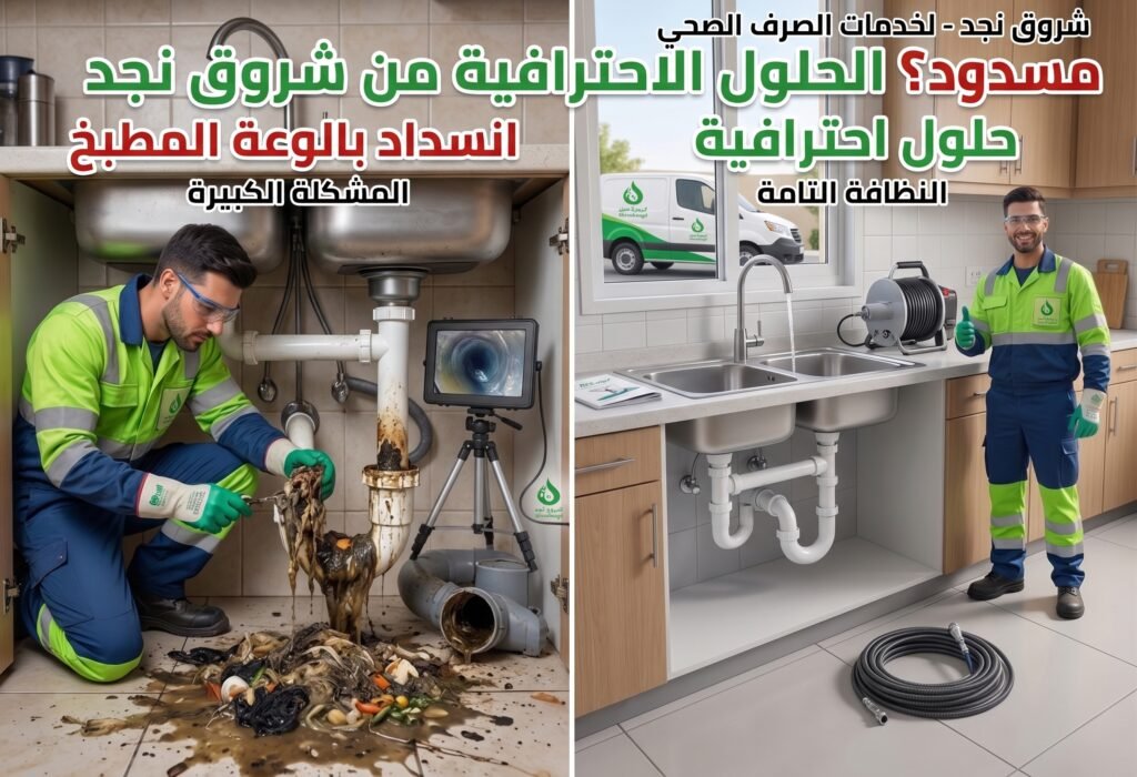 أسباب انسداد بالوعة المطبخ