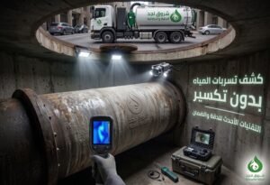 كيف نقوم بخدمة كشف تسربات المياه؟