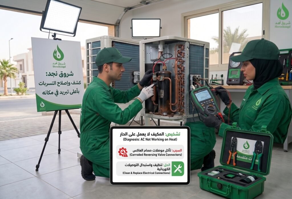 المكيف لا يعمل على الحار