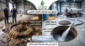 أهمية تسليك مجاري بالرياض بالضغط للحفاظ على شبكة الصرف