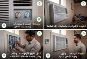 علامات خفية تدل على ضرورة اصلاح ثرموستات المكيف الشباك