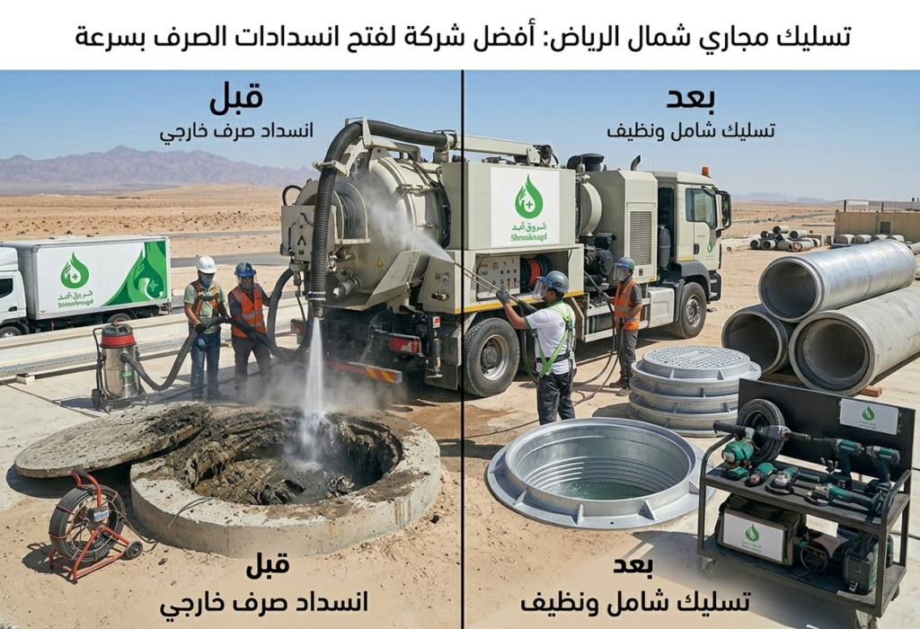 تسليك مجاري شمال الرياض