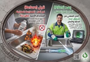 هل يمكن استخدام الأسيد لفتح المجاري؟