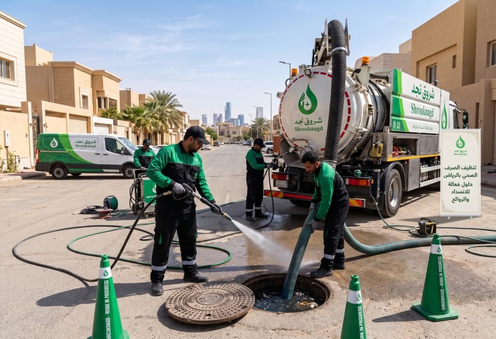 تنظيف الصرف الصحي بالرياض