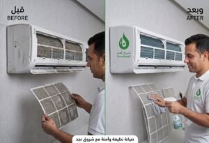 عروض شروق نجد على خدمات تنظيف وصيانة المكيفات