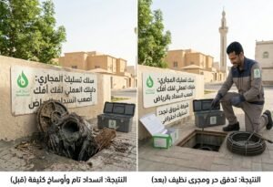أسباب انسداد مواسير الصرف الصحي