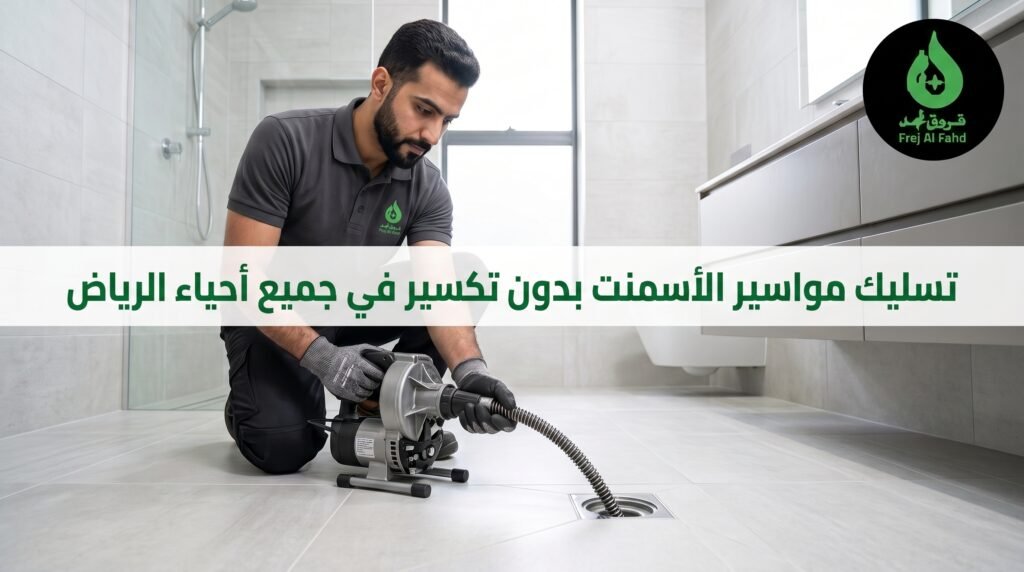 طريقة تسليك المواسير المسدودة بالأسمنت