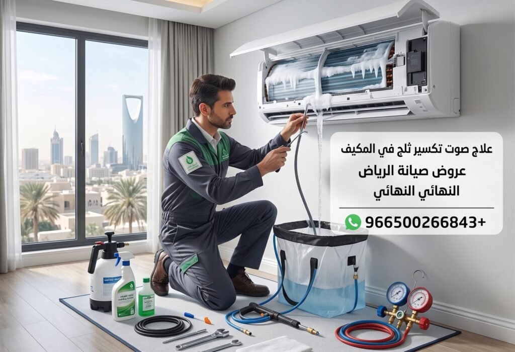 علاج صوت تكسير ثلج