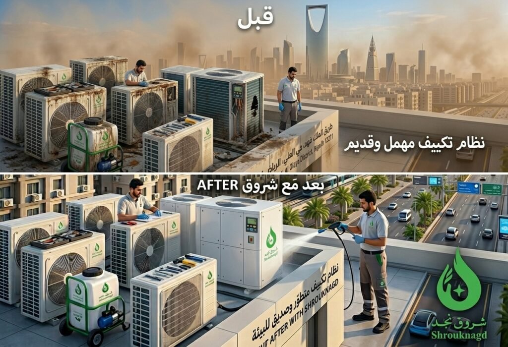 غسيل مكيفات سبليت بالرياض