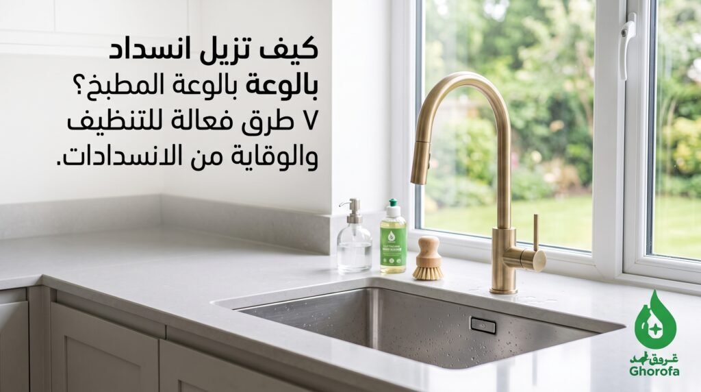 كيف أفك انسداد مجاري المطبخ