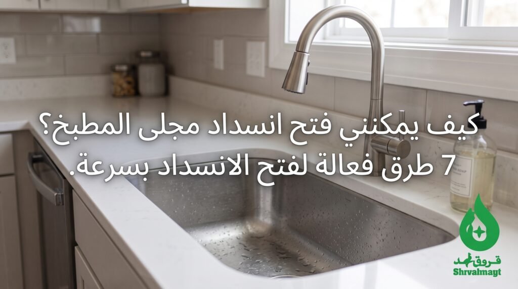 كيف يمكنني تسليك بالوعة المطبخ