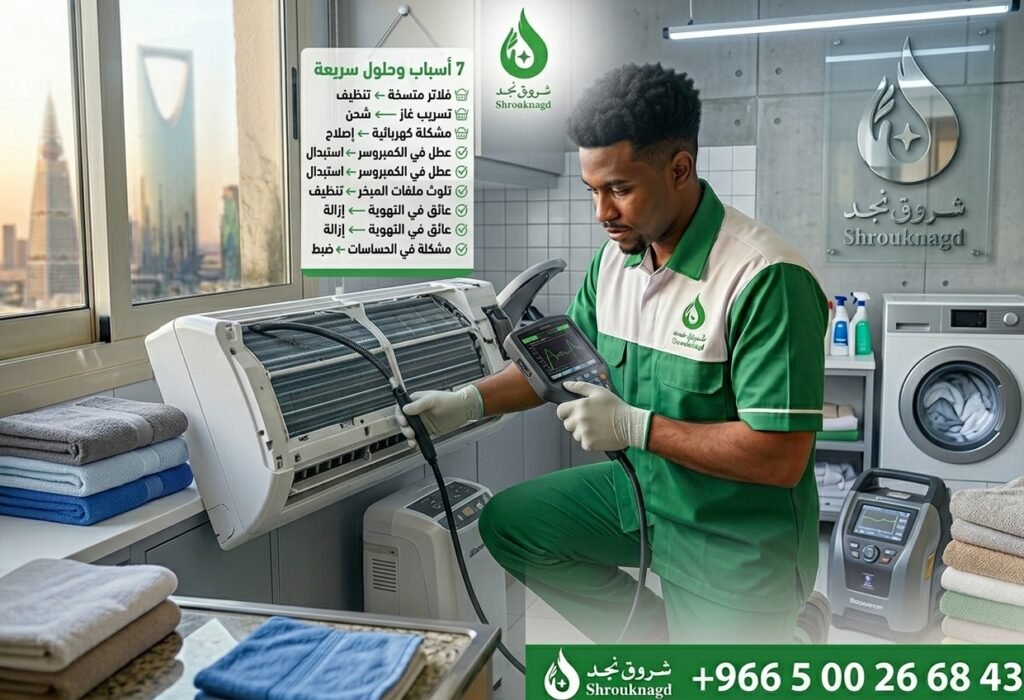 لماذا المكيف لا يبرد