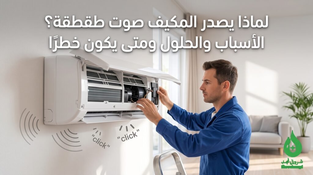 لماذا يصدر المكيف صوت طقطقة