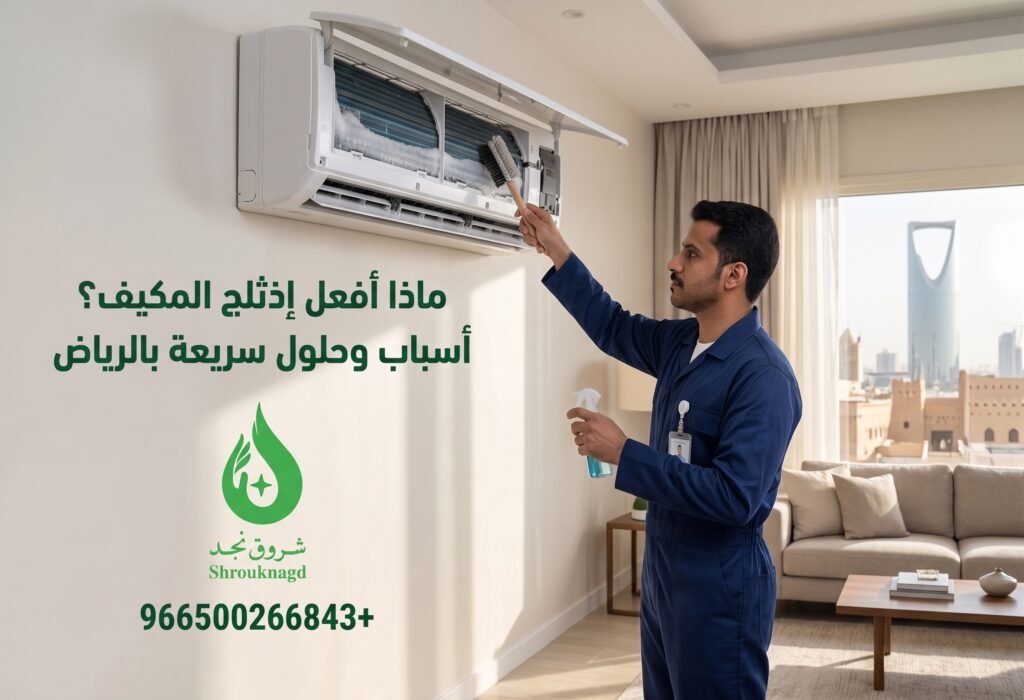 ماذا أفعل إذا ثلج المكيف