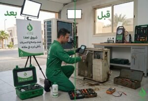 المكيف يعمل على البارد ولا يعمل على الساخن