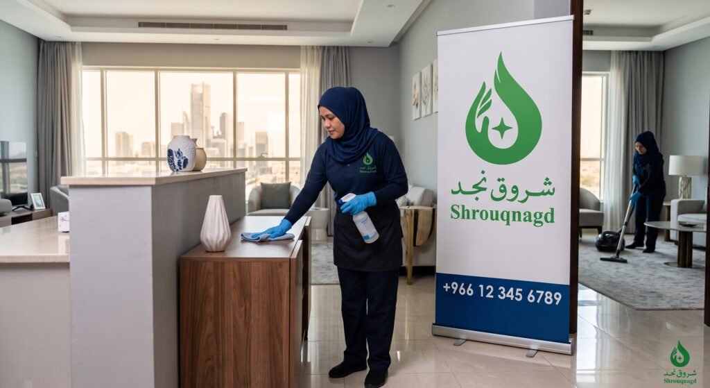 تنظيف بالساعة الرياض