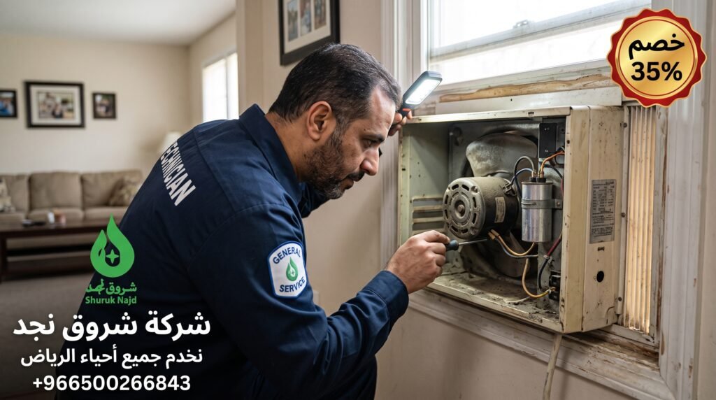صوت مكيف شباك قديم