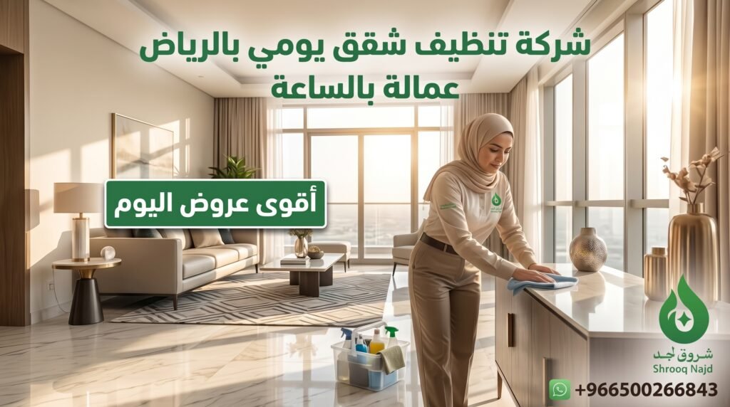 شركة تنظيف شقق يومي